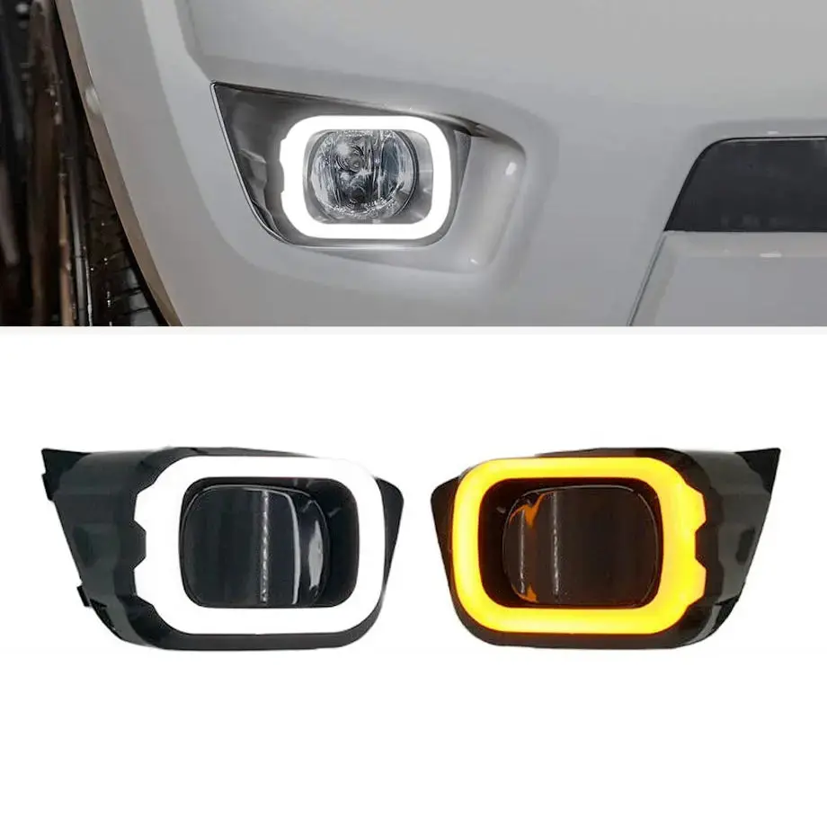Suitable To Fit - Ranger T8 (20-On) Dual Function Drl Led Fog Light Surrounds 1