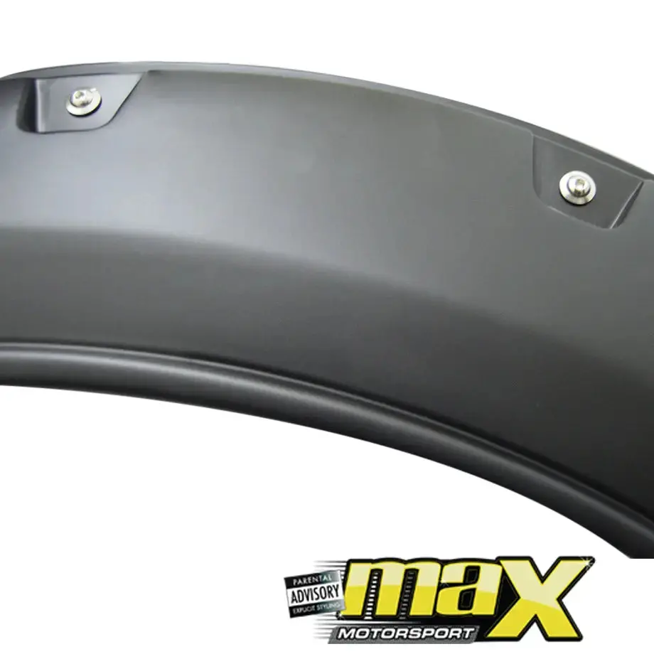 Suitable To Fit Ranger T7 (16-19) 9 Inch Matte Black Smooth Studded Plastic Wheel Arch Kit 2