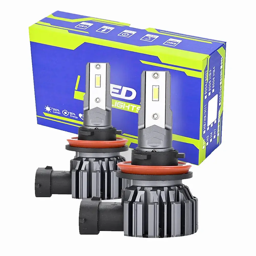 Super White Led Headlight Bulb Kit - 9012 1