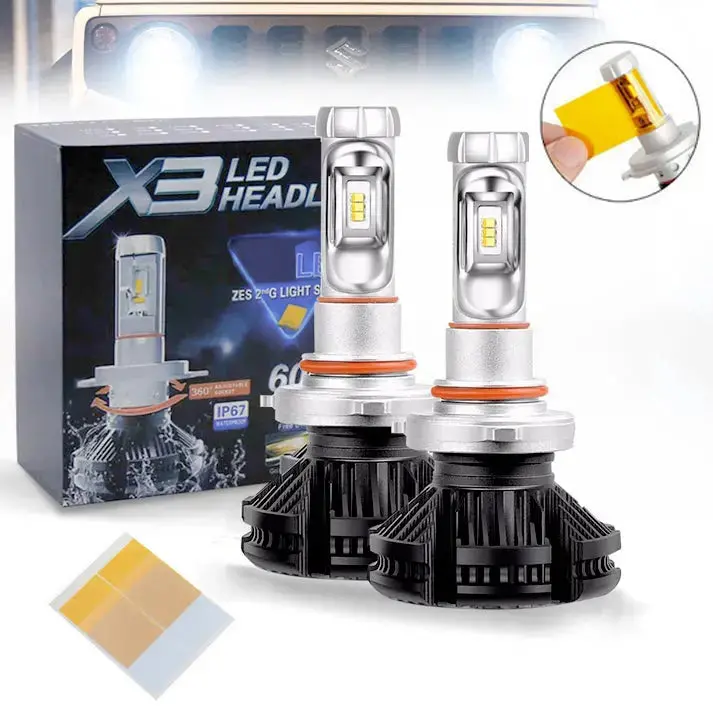 Suzuki Jimny - H4 X3 Led Headlight Bulb Kit 1