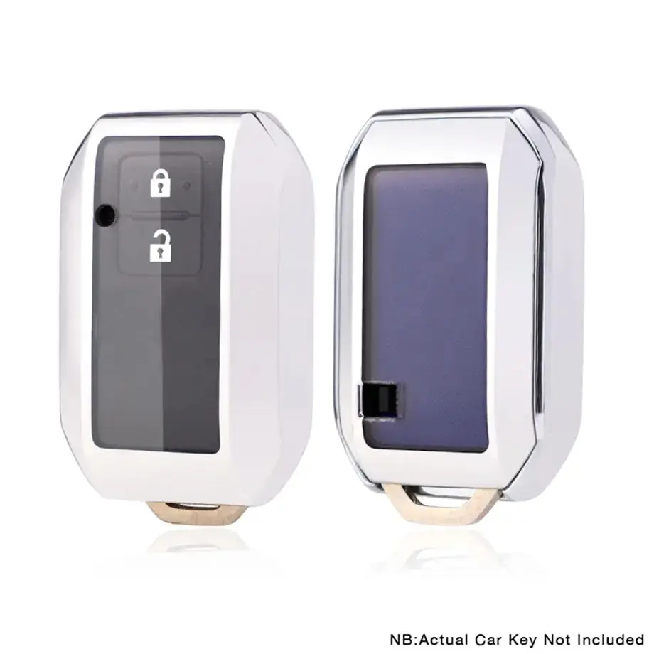 Suzuki Jimny Soft Shell Key Case Cover - (Silver) 1