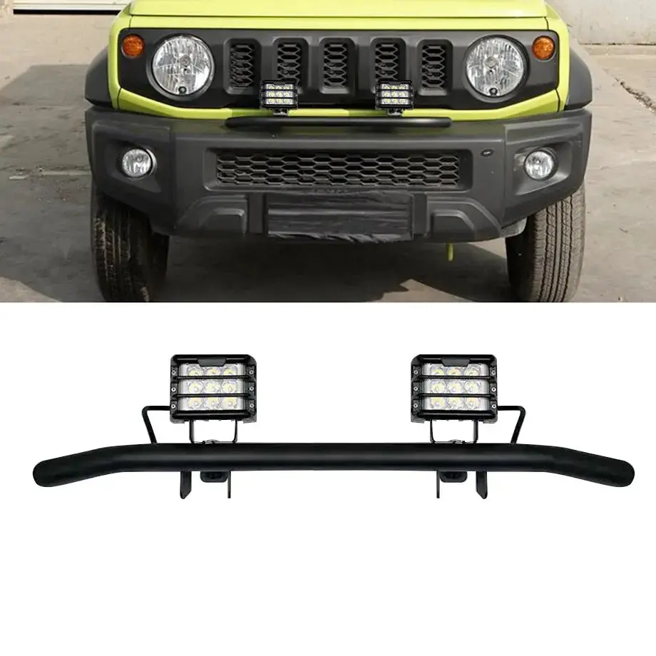 Suzuki Jimny (18-On) Bar Light Mount With Dual-Function Led Spotlights 1