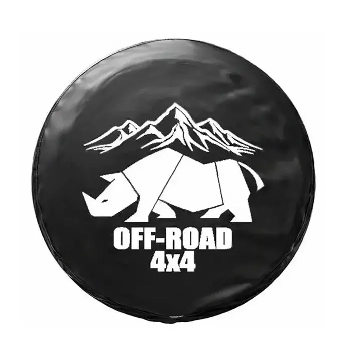 Suzuki Jimny (07-On) - 15 Inch Pvc Spare Wheel Cover (Off-Road 4X4 Logo) 1