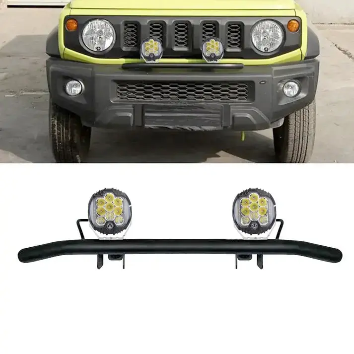Suzuki Jimny (18-On) Bar Light Mount With Dual-Function Led Spotlights 1
