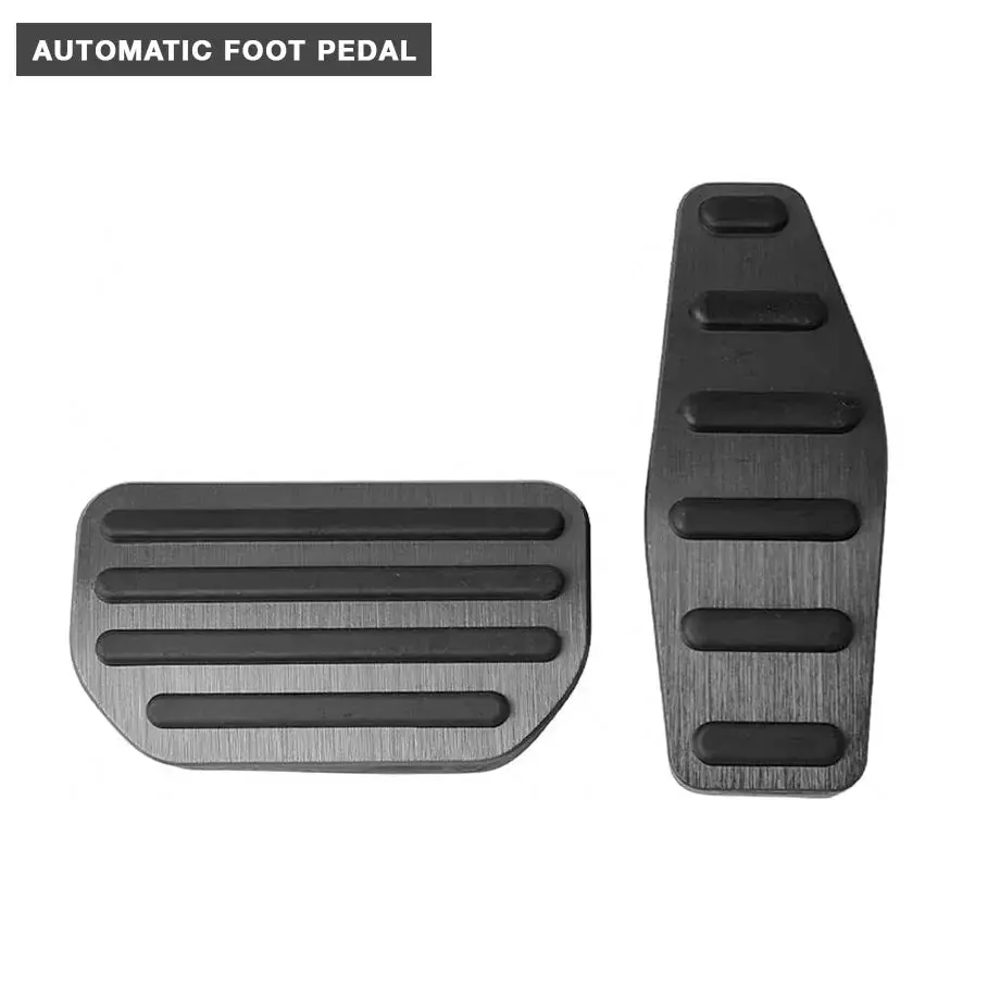 Suzuki Jimny (18-On) Brushed Aluminium Foot Pedals - Automatic 1