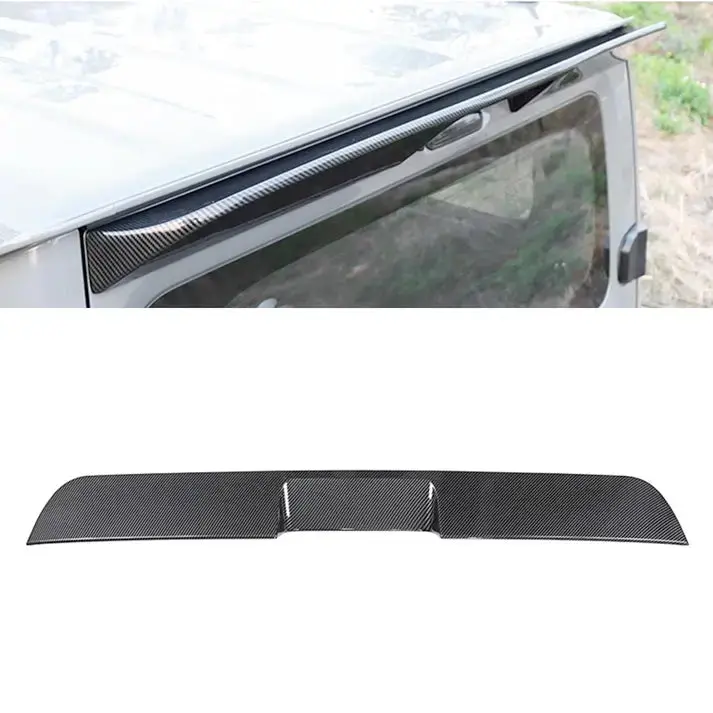 Suzuki Jimny (18-On) Carbon Look Plastic Roof Spoiler 1