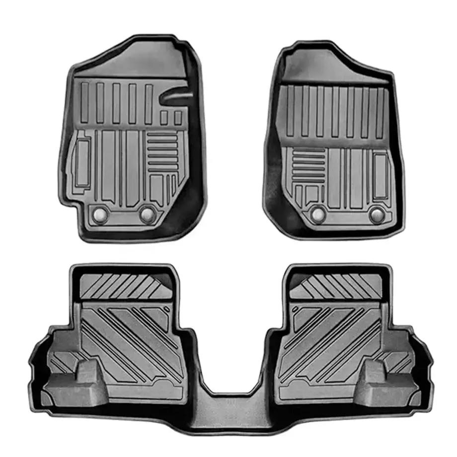 Suzuki Jimny (18-On) Manual Models - Moulded Tpe Rubber Floor Mats (3-Piece) 1