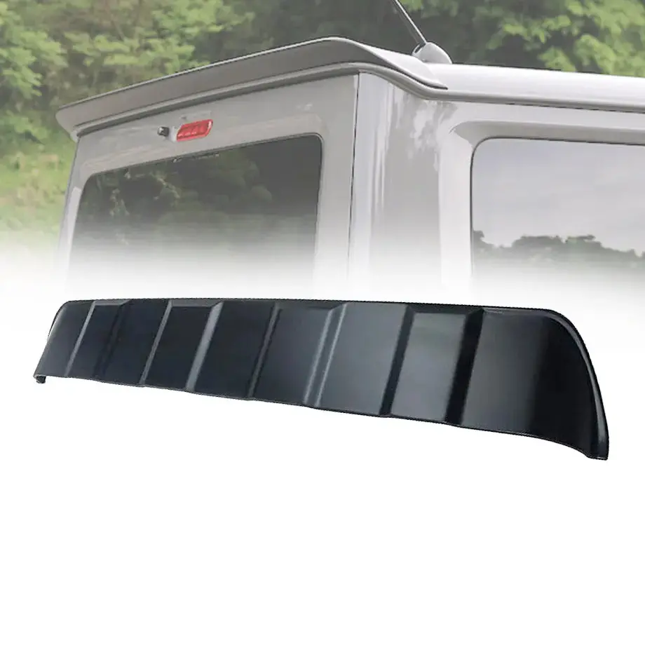 Suzuki Jimny (18-On) Matte Black Plastic Roof Spoiler 1