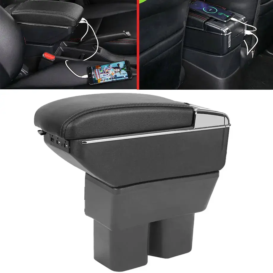 Suzuki Jimny (18-On) Multi-Purpose Armrest Box With Usb Ports 1