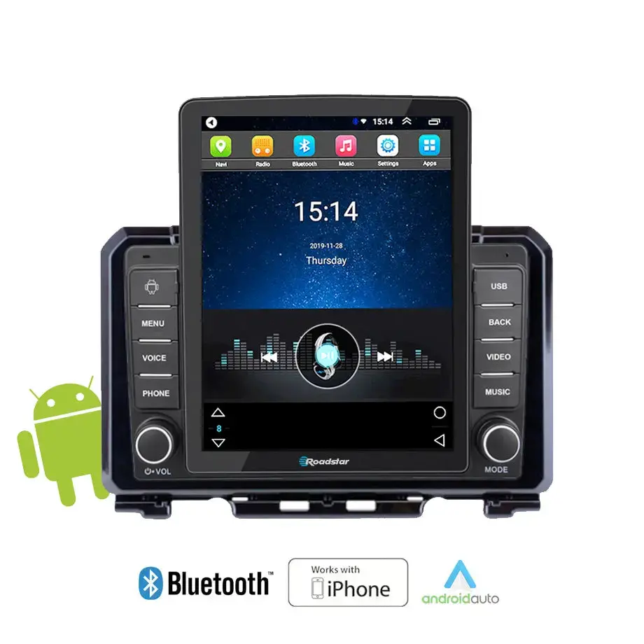 Suzuki Jimny (19-On) - Roadstar 9.5 Inch Tesla Style Android Entertainment & Gps System 1
