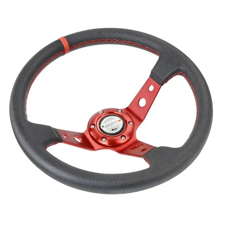 Sports Steering Wheel - Drift Style (Red) 1