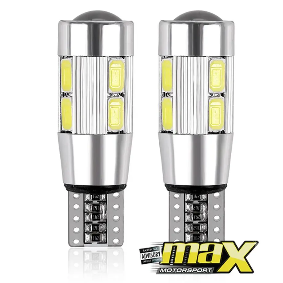 T10 10 Smd Parklight Bulbs With Cancellers 1