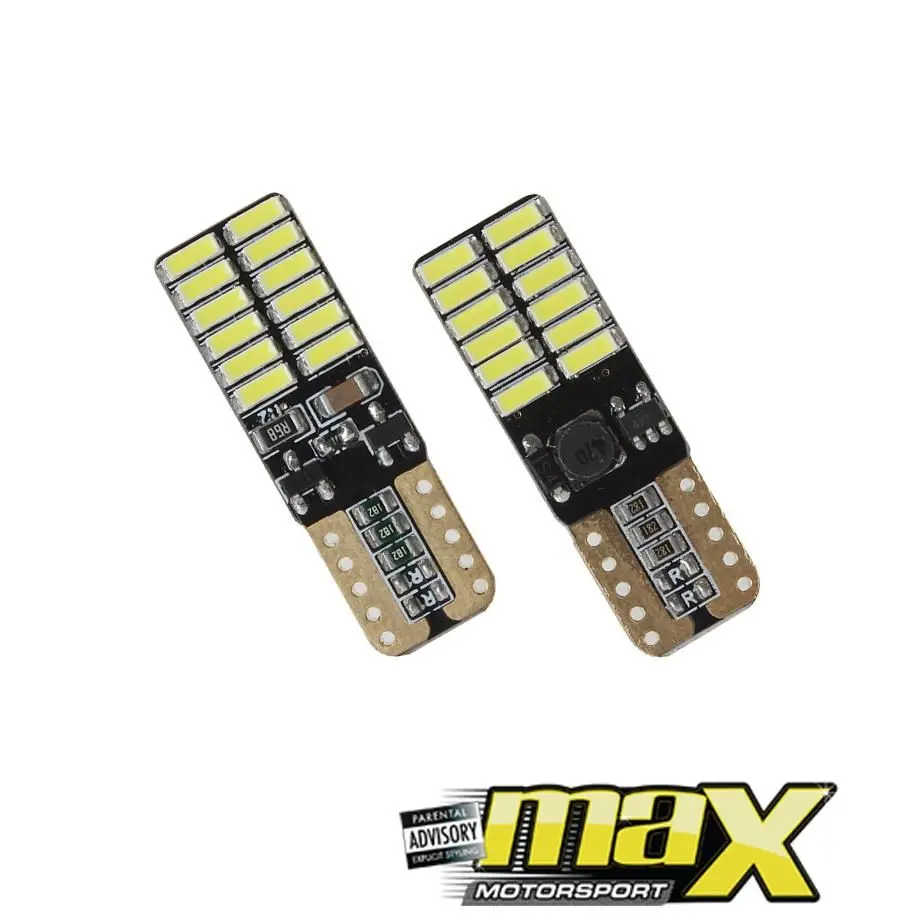 T10 24 Smd Wedge Type Led Parklights With Cancellers 1