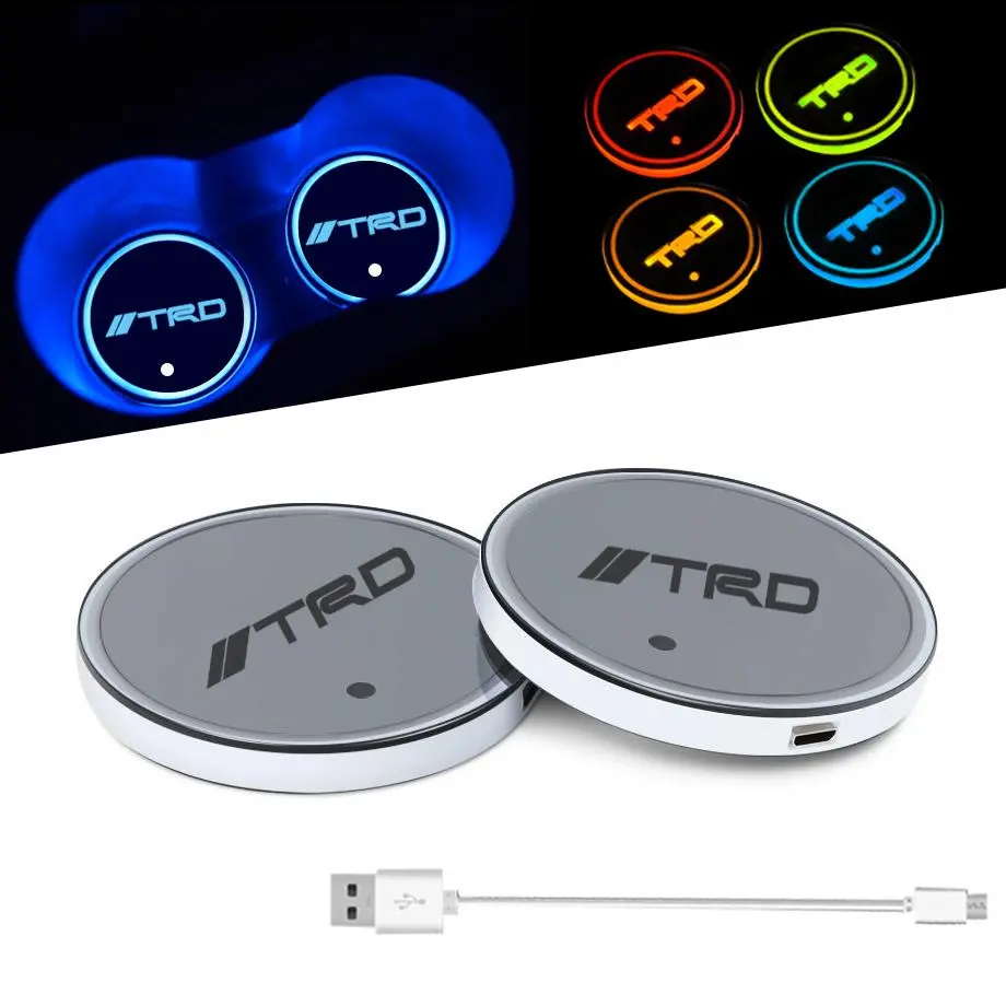 Trd Logo Led Cup Holder Coaster 1
