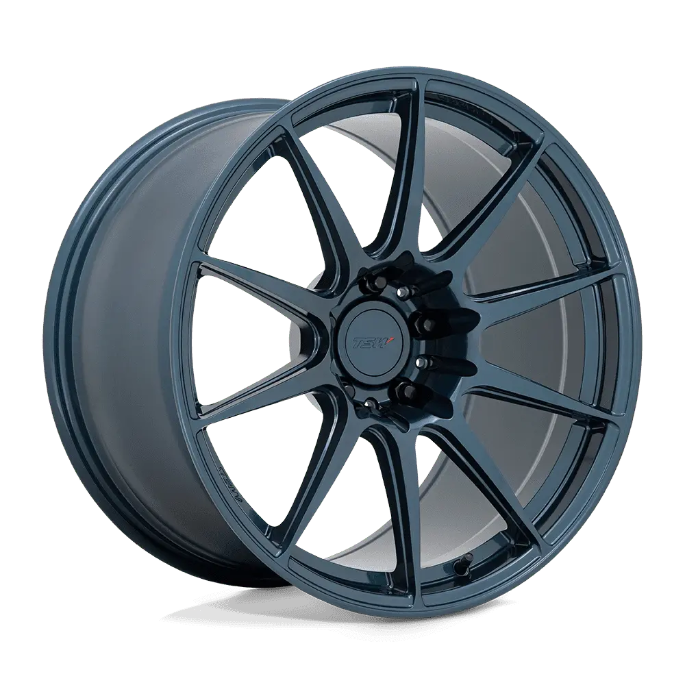 18" Tsw Kemora Gloss Dark Blue Wheel 1