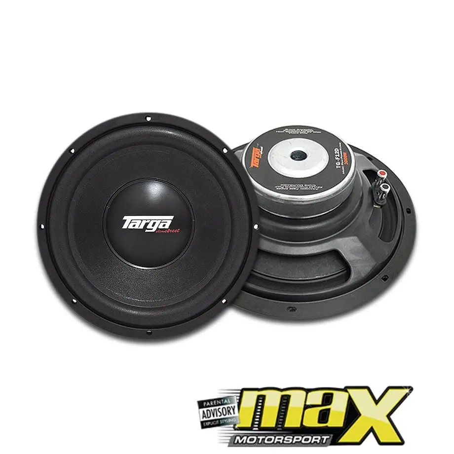 Targa Tg-F10d 10" Street Series Flat Dvc Subwoofer (2500W) 1