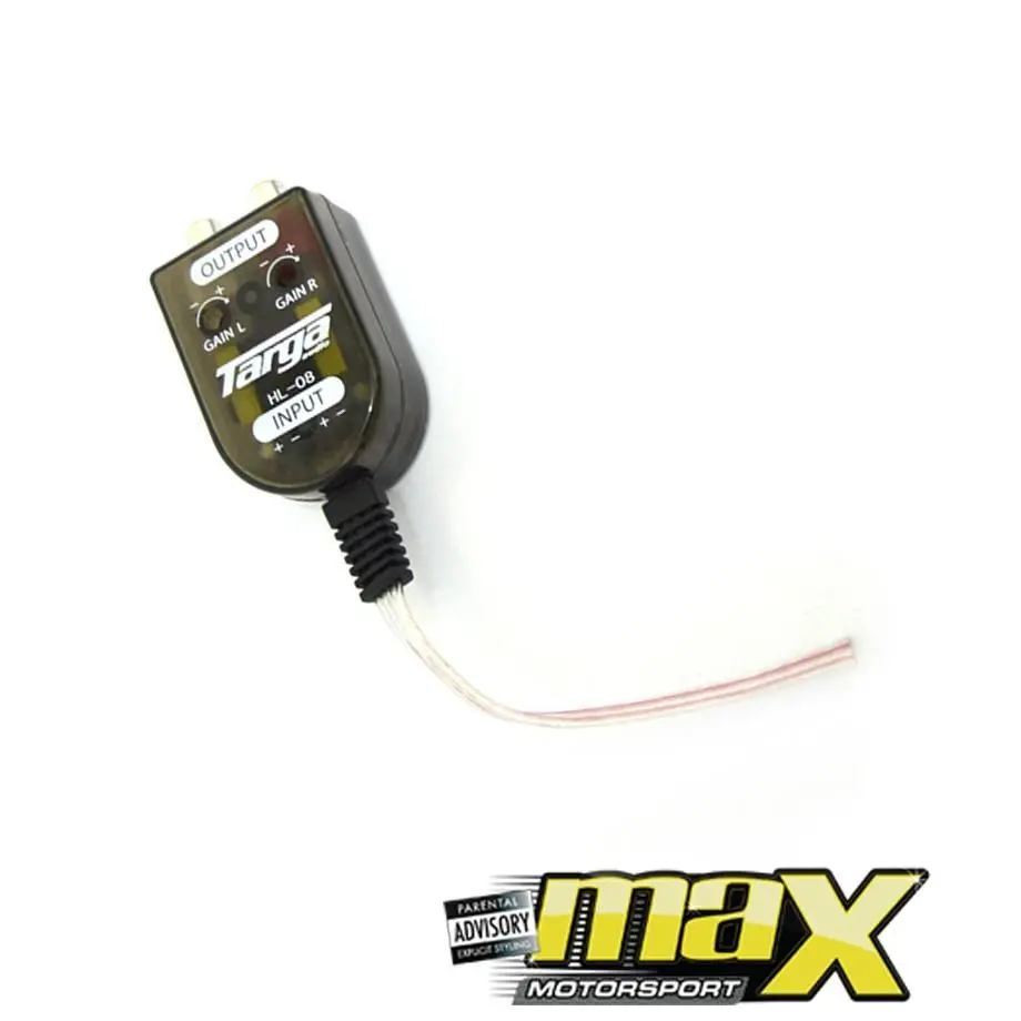 Targa Line Out Converter Without Remote 1