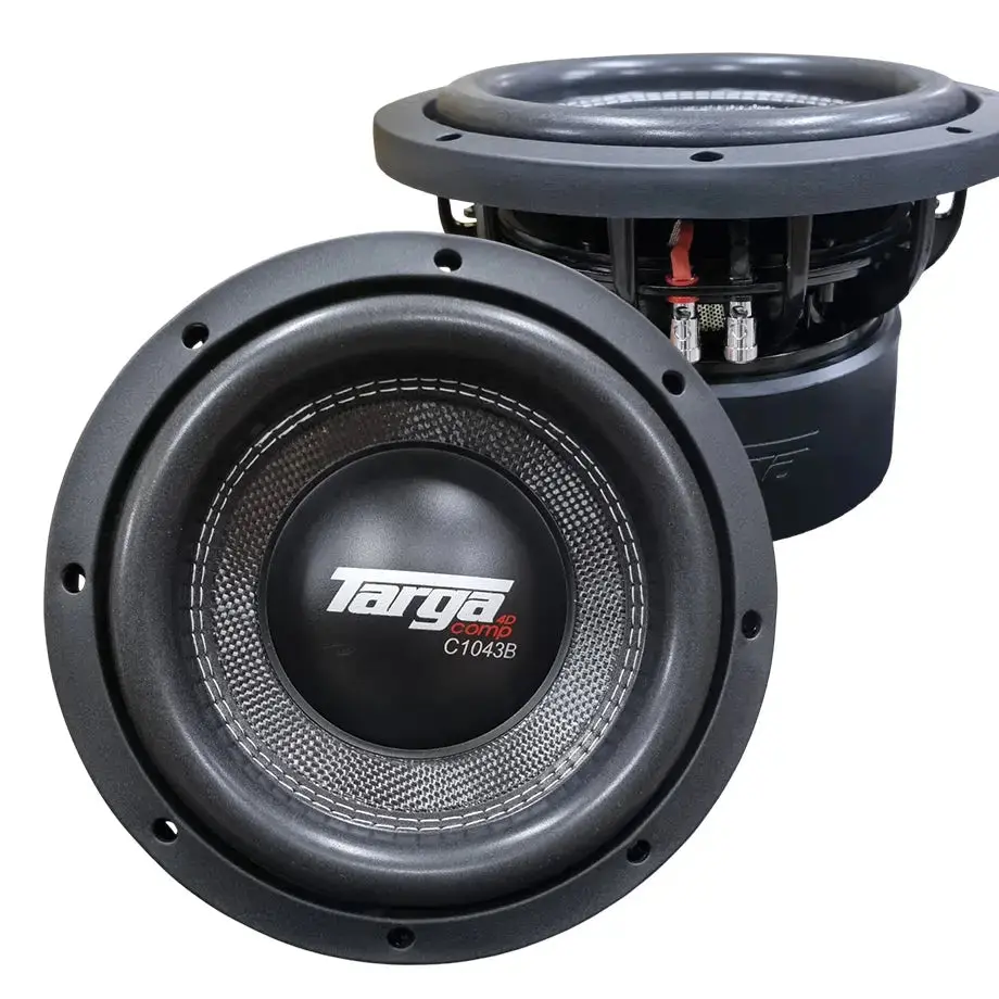 Targa Tg-C1043b 10"Competition Series D4 Dvc Subwoofer (10 000W) 1