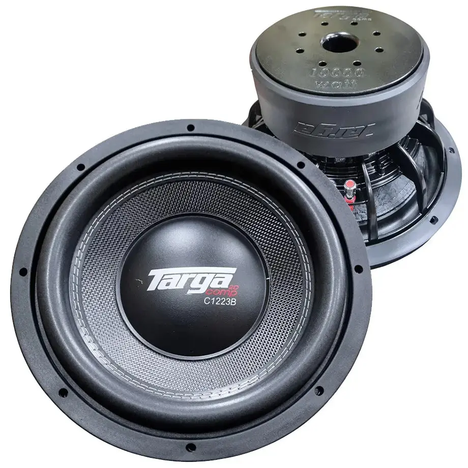 Targa Tg-C1223 12"Competition Series D2 Dvc Subwoofer (10 000W) 1