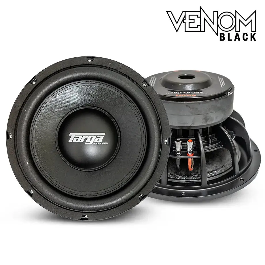 Targa Tg-Vmb124b Venom Black Series 12″ Dvc D4 Subwoofer (24000W) 1