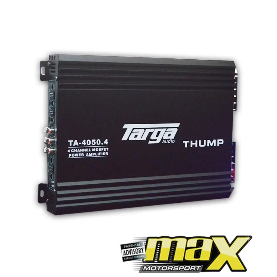 Targa Ta4050.4 Thump Series 4-Channel Amplifier (4800W) 1