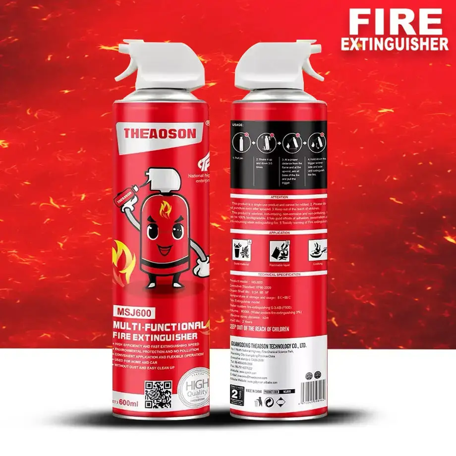 Theaosan Msj600 - Multi Effect Portable Fire Extinguisher (600Ml) 1