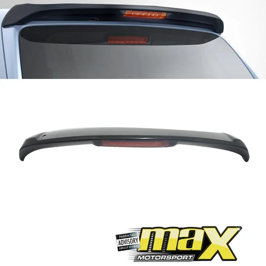 Toyota Avanza (16-On) Gloss Black Plastic Roof Spoiler 1