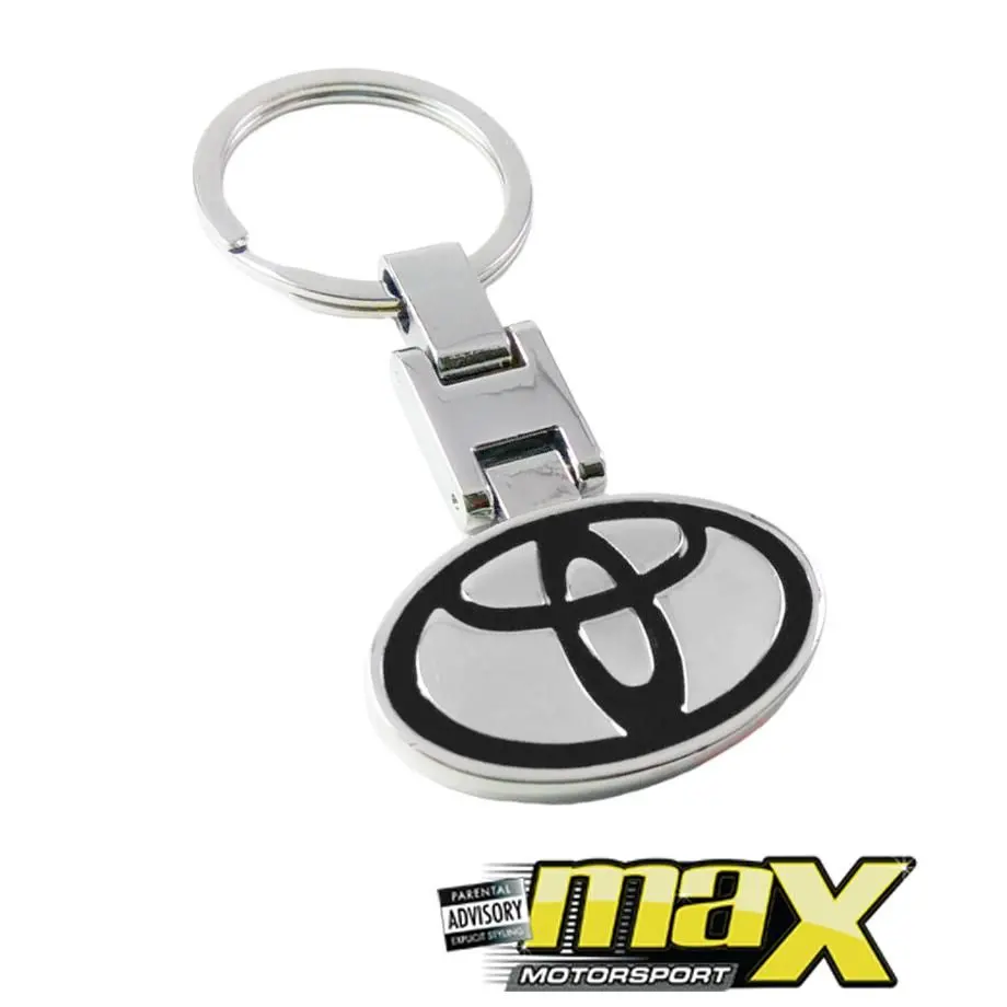 Toyota Branded Chrome Key Ring 1