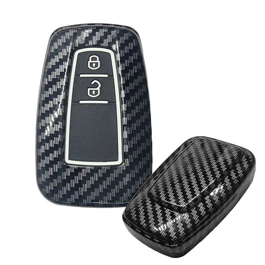 Toyota Corolla Cross (21-On) Carbon Fibre Look Key Case Cover 1