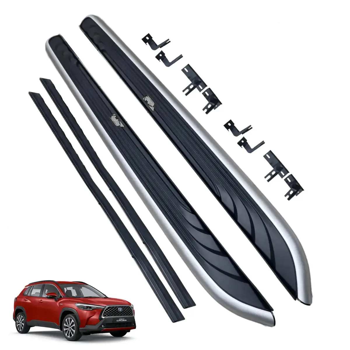 Toyota Corolla Cross (21-On) Side Step Running Boards 1