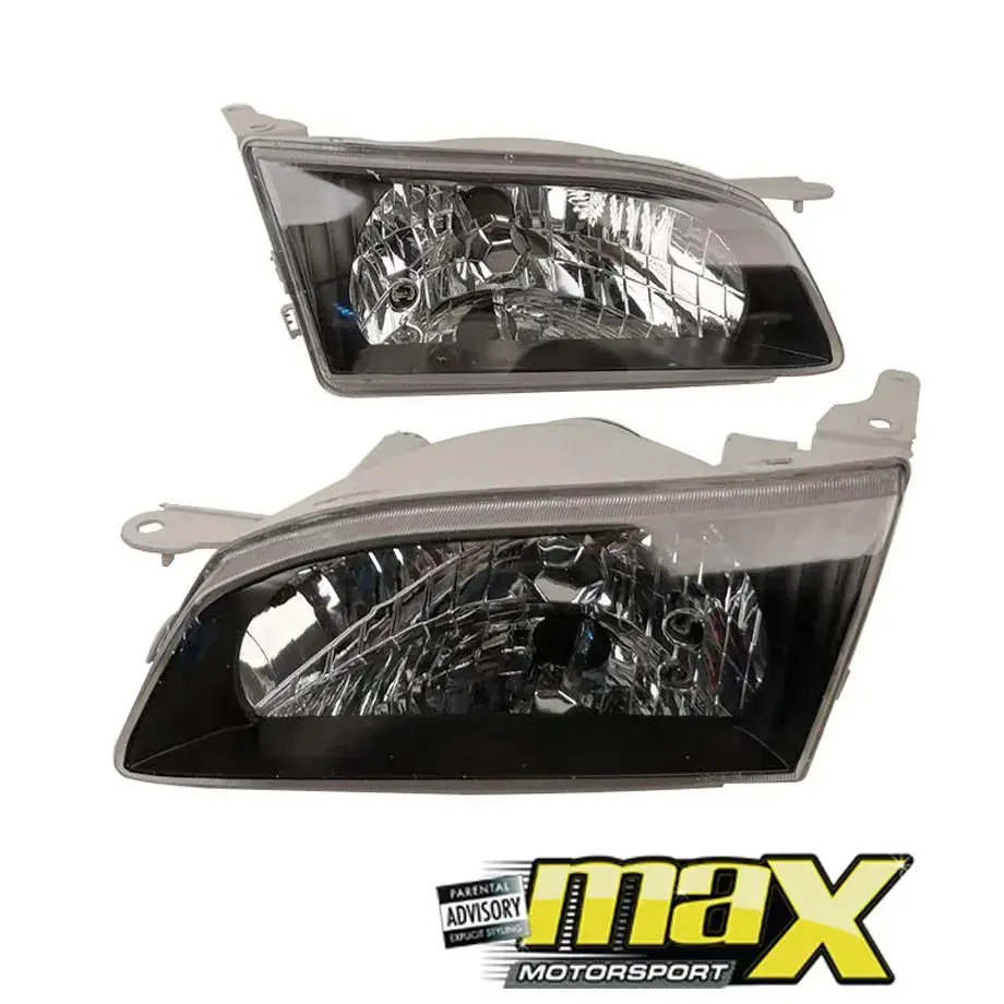 Toyota Corolla Rxi (99-02) Crystal Black Headlights 1