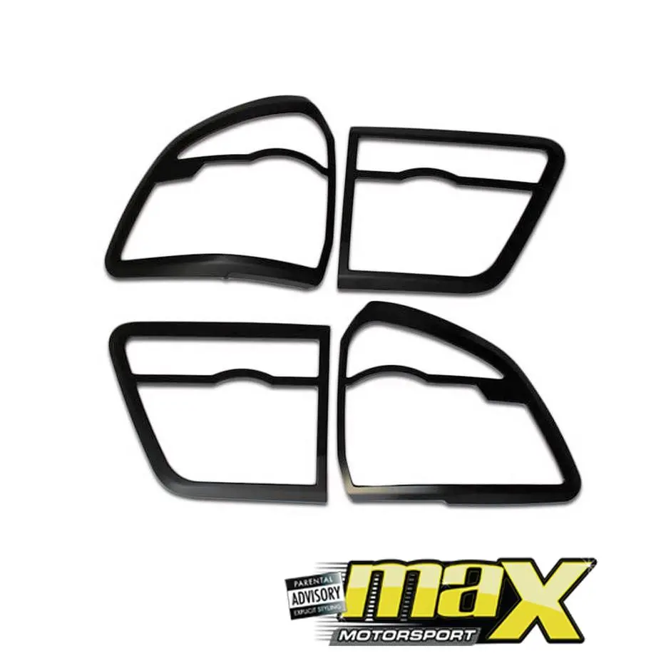 Toyota Fortuner (12-15) Matte Black Tail Light Surround (4Pc) 1