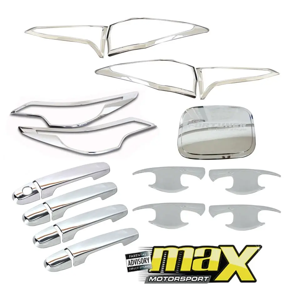 Toyota Fortuner (16-18) Chrome Accessories Kit (19-Piece) 1