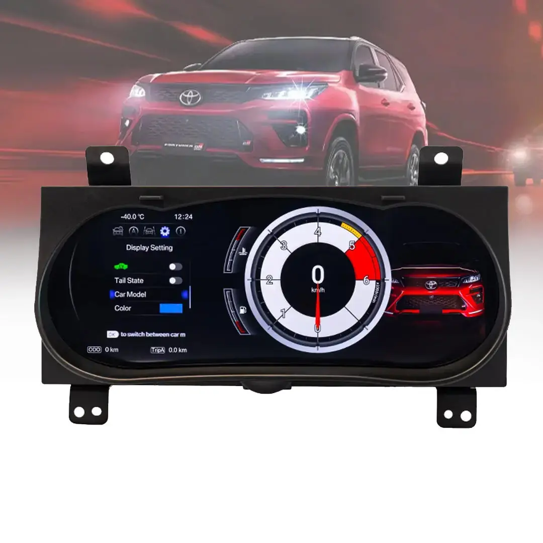 Toyota Fortuner (16-On) 12.3 Inch Virtual Cockpit Digital Lcd Instrument Cluster 1