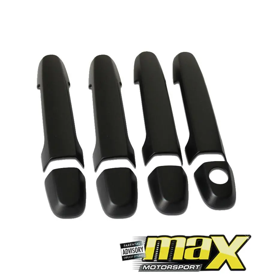 Toyota Fortuner (16-On) Black Door Handle Covers 1