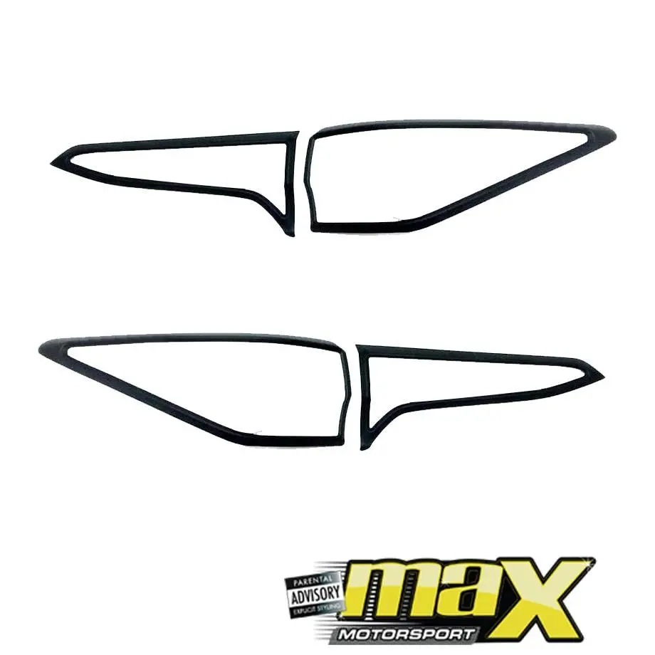 Toyota Fortuner (16-On) Matte Black Taillight Surrounds 1
