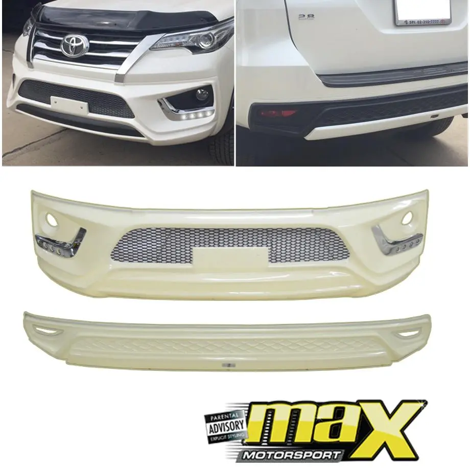 Toyota Fortuner (16-On) Plastic Bumper Kit - Front & Rear 1