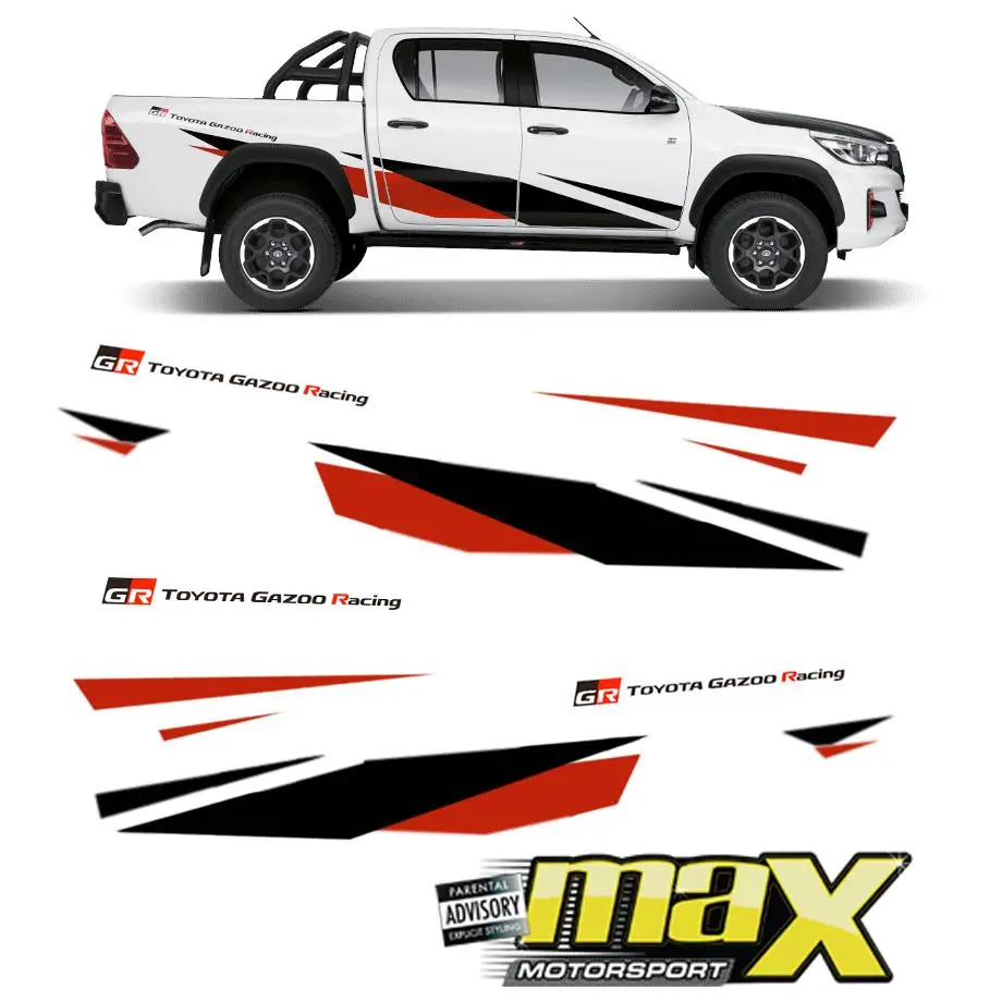 Toyota Hilux - Gr Gazoo Racing Vinyl Sticker Kit 1