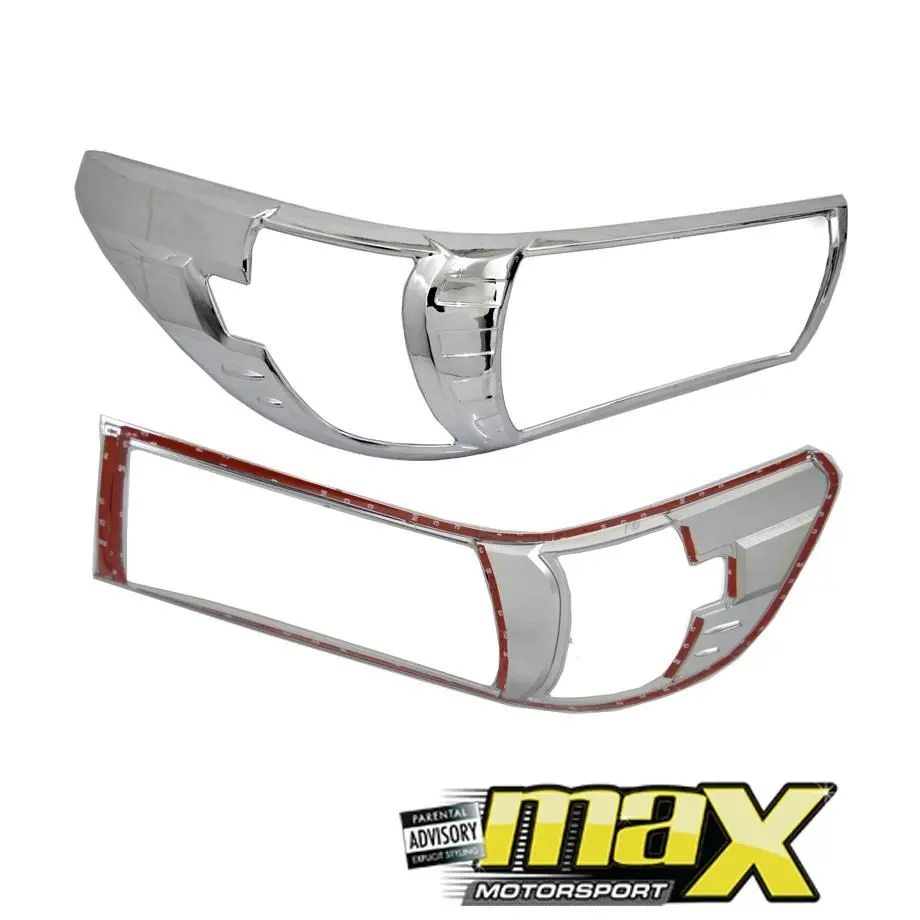Toyota Hilux Revo Chrome Headlight Surround (2015-On) 1