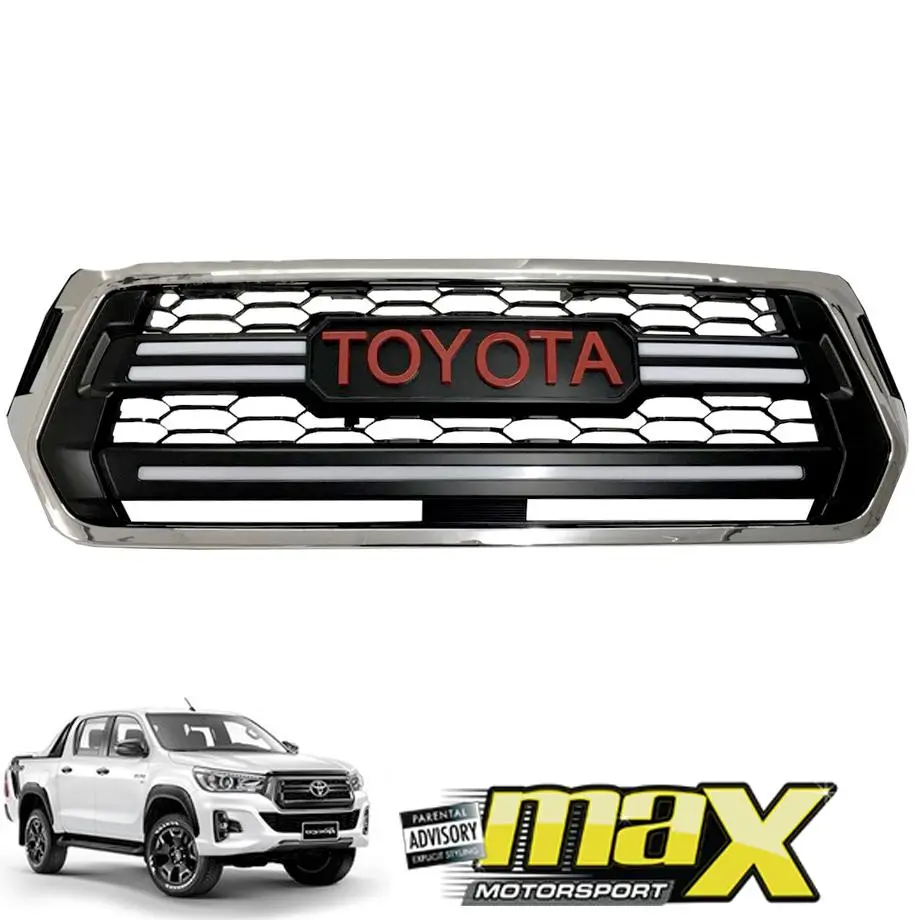 Toyota Hilux Revo Dakar Led Grille (2018-On) 1