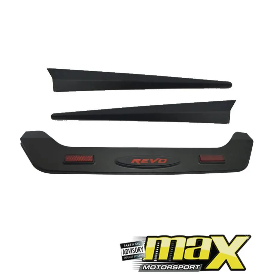 Toyota Hilux Revo Matte Black Arrow Kit With Logo (2015-On) 1