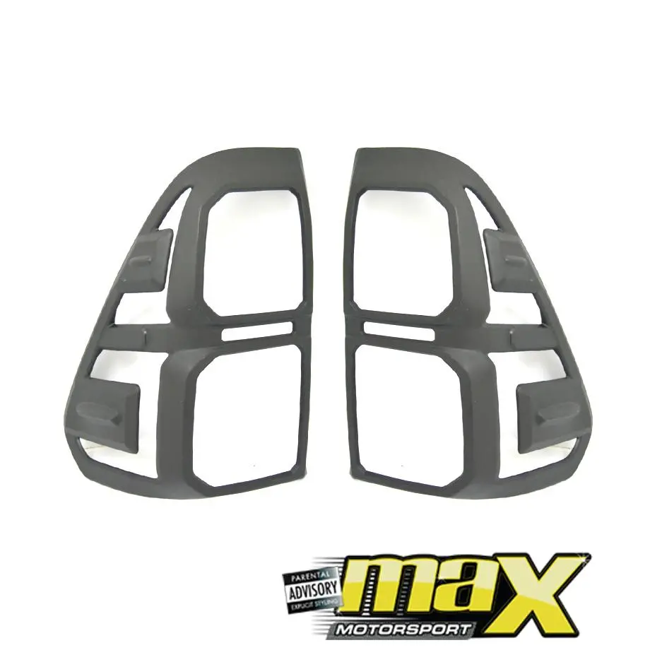 Toyota Hilux Revo Matte Black Taillight Surrounds (2015-On) 1