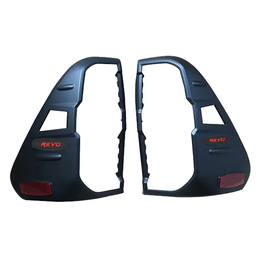 Toyota Hilux Revo Matte Black Taillight Surrounds (2020-On) 1