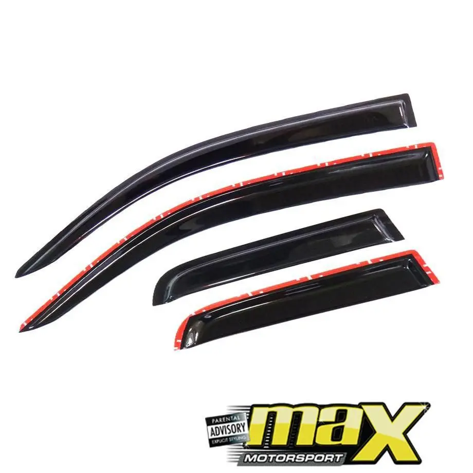 Toyota Hilux Revo Xtra Cab Black Windshields (15-On) 1