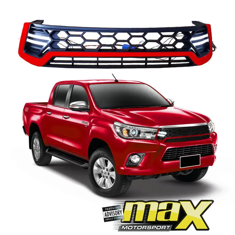 Toyota Hilux Revo (15-18) Trd Style Grille With Drl Led 1