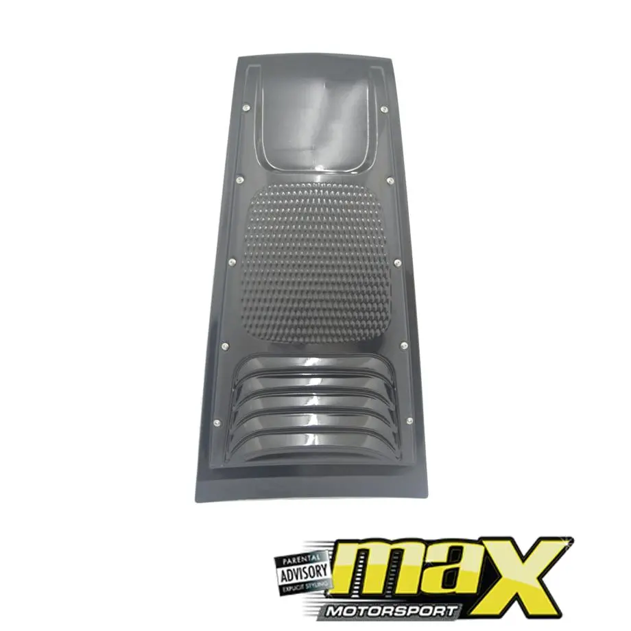 Toyota Hilux Revo (15-On) Black Plastic Bonnet Scoop 1