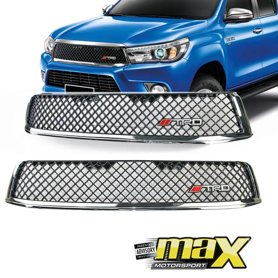 Toyota Hilux Revo (15-On) Trd Mesh Grille With Trd Badge 1