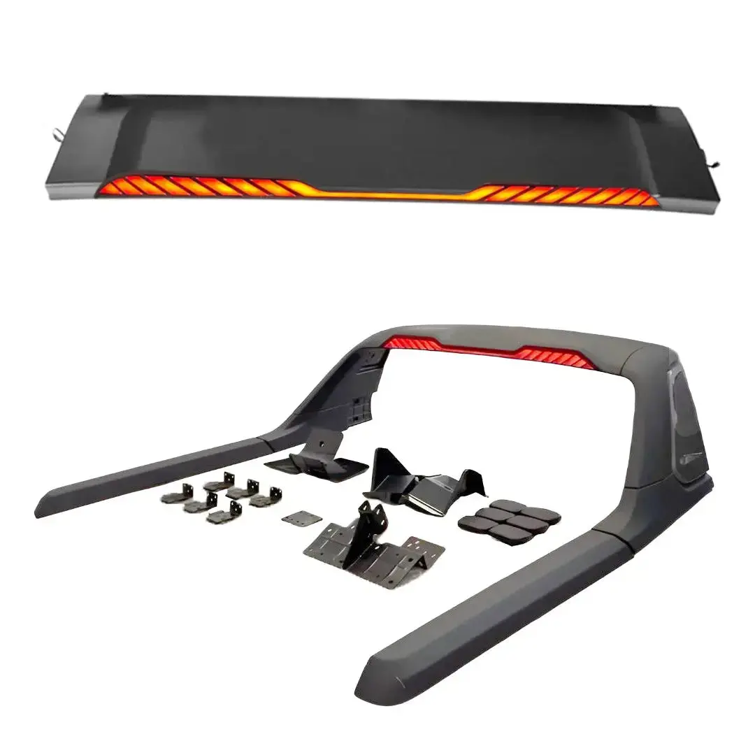 Toyota Hilux Revo (16-On) Oem Style Rear Sports Bar With Dynamic Brake Light 1