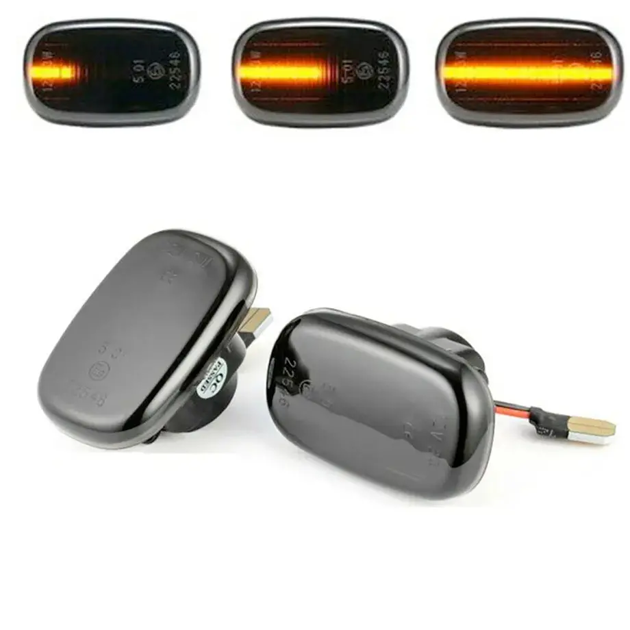 Toyota Hilux (06-14) Smoked Led Sequential Side Indicator Markers 1