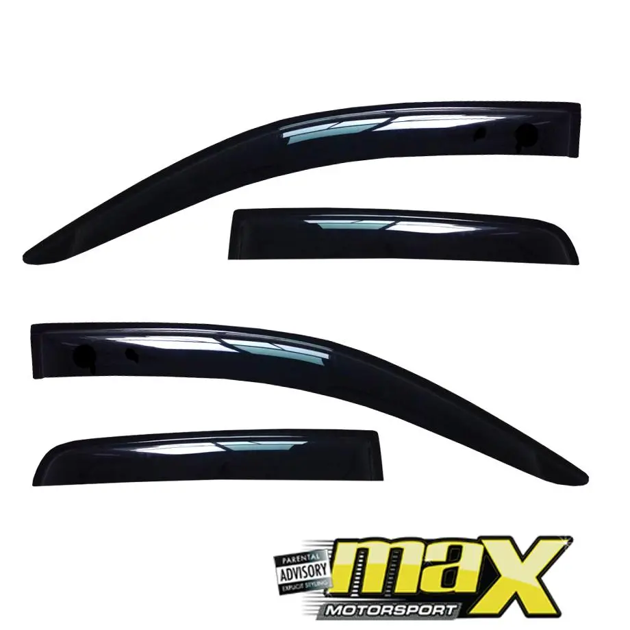 Toyota Hilux Vigo (12-15) Black Windshields (4-Door) 1